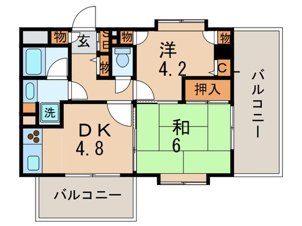 南品川パ－クホ－ムズ(301)の物件間取画像